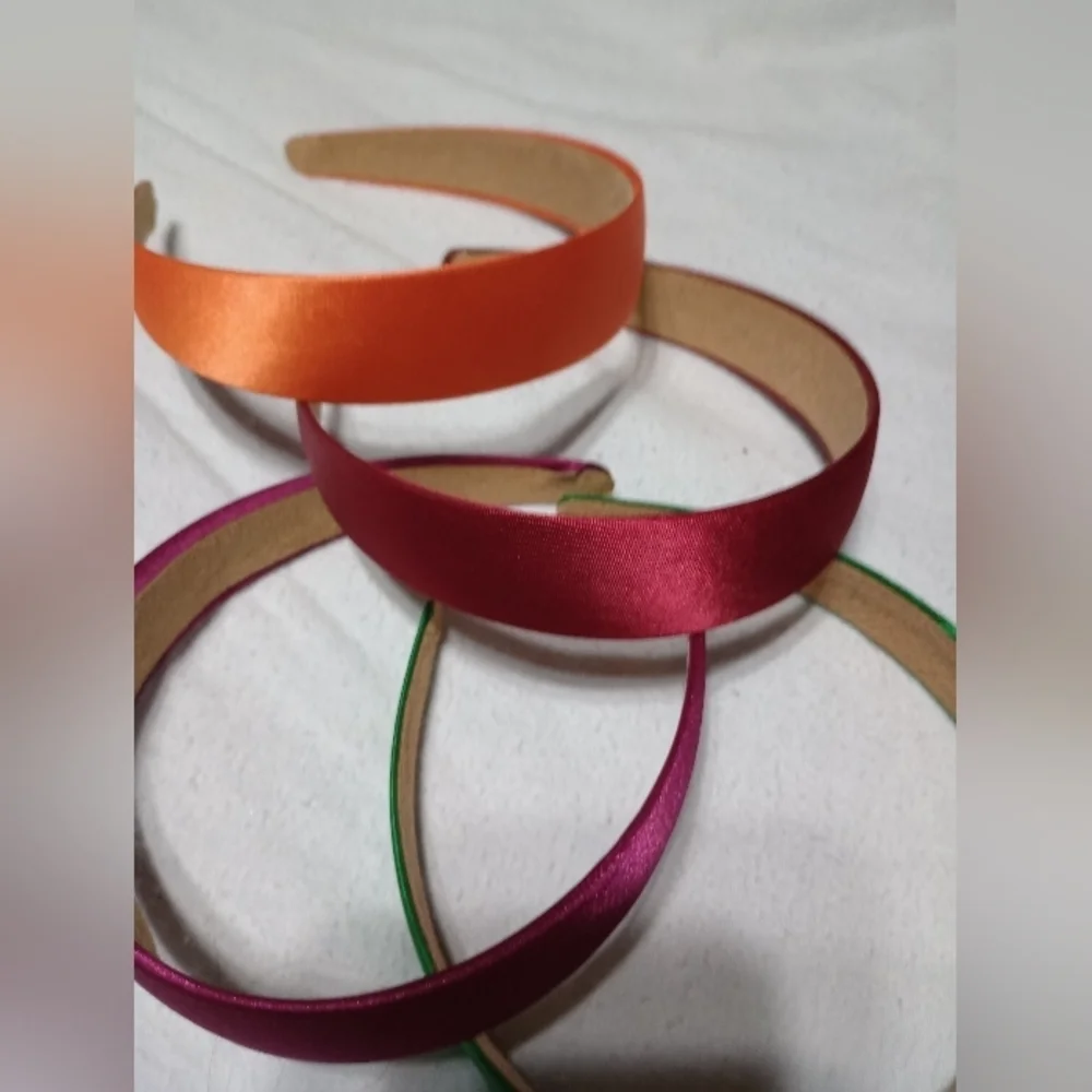Four colored headbands
